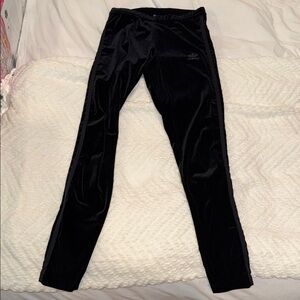 Black adidas black velvet Bottoms- women’s size small